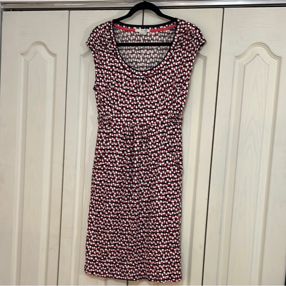 Chic Navy, Pink and White Boden Dress Size 6